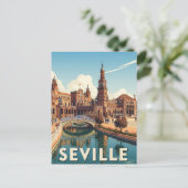 セビリアスペインプラザデエスパーナ ポストカード (スタンド正面)