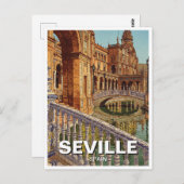 セビリアスペインプラザデエスパーナ ポストカード (正面/裏面)