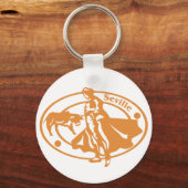 セビリア切手 キーホルダー (正面)