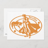 セビリア切手 ポストカード (正面/裏面)