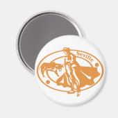 セビリア切手 マグネット (正面/裏面)