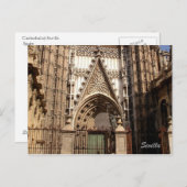 セビリア大聖堂フェイスデポストカード ポストカード (正面/裏面)