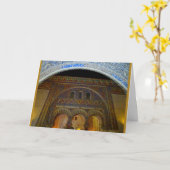 セビリア建築 カード (黄色い花)