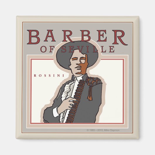 セビリア理容師!オペラ マグネット (正面)