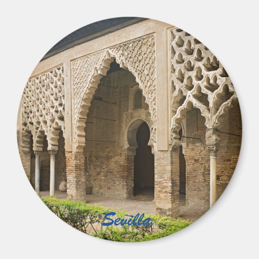 セビリア・アルカサル マグネット (正面)