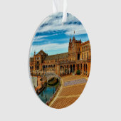 セビリア・エスパーナ広場。スペイン オーナメント (正面)