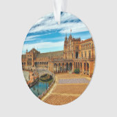 セビリア・エスパーナ広場。スペイン オーナメント (正面)