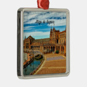 セビリア・エスパーナ広場。スペイン メタルオーナメント (右)