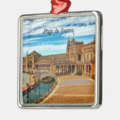 セビリア・エスパーナ広場。スペイン メタルオーナメント (左)