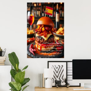 セビリア・シズル: Chorizo Sensation 24x36 ポスター