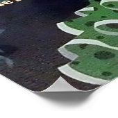 セビリア，シティタワーと黒髪の女性，ヴィンテージ ポスター (角)