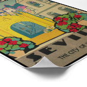 セビリア・スペイン・ヴィンテージ旅行ポスター ポスター (角)