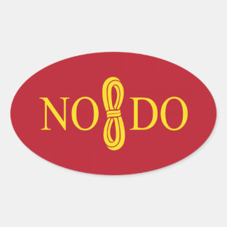 セビリア（スペイン）国旗 楕円形シール