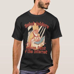 セビリア・セントカトリック・コンピューター・インテの聖イシドレ Tシャツ
