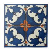 セビリア ブルーム アズレホ タイル (正面)