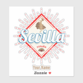 セビルアンダルシアスペインレトロフラメンコヴィンテージ シール