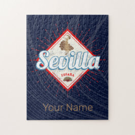 セビルアンダルシアスペインレトロフラメンコヴィンテージ ジグソーパズル