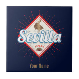 セビルアンダルシアスペインレトロフラメンコヴィンテージ タイル