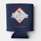 セビルアンダルシアスペインレトロフラメンコヴィンテージ 缶クーラー (裏面)