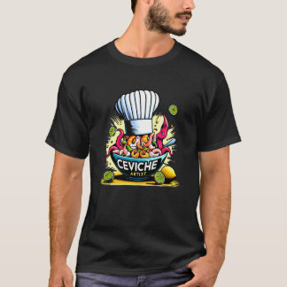 セビーチェ アーティスト ペルー料理 料理 調理法 シェフ Tシャツ