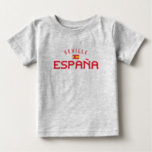 セビ動揺してリアスペイン(エスパーニャ) ベビーTシャツ