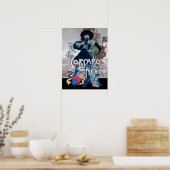 セピアでの黒人軍艦/海賊船戦 ポスター (キッチン)