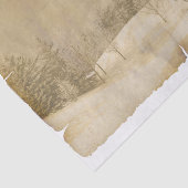 セピアと羊皮紙の冬のシーン？ 薄葉紙 (詳細)