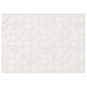 セピアのウィリアム・モリスの花柄  テーブルクロス (正面(横))