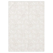 セピアのウィリアム・モリスの花柄  テーブルクロス (正面)