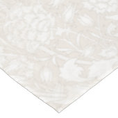 セピアのウィリアム・モリスの花柄  テーブルクロス (アングル)