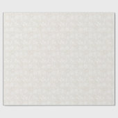 セピアのウィリアム・モリス花柄 ラッピングペーパー (フラット)