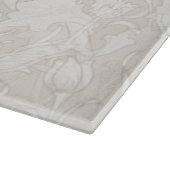 セピアのウィリアム・モリス 花柄 カッティングボード (角)