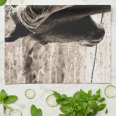 セピアのスコッチ キッチンタオル (折り畳み)