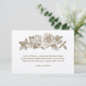 セピアのバラスケッチ ファボリ カード (スタンド正面)