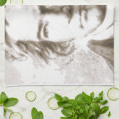 セピアのベートーベン キッチンタオル (折り畳み)