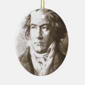 セピアのベートーベン セラミックオーナメント (右)