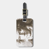 セピアのベートーベン ラゲッジタグ (正面縦)