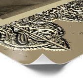 セピアのポスターとヴィンテージダンサーKyra ポスター (コーナー)