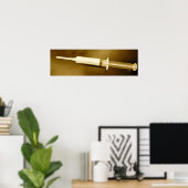 セピアのポスターのプロポフォル ポスター (ホームオフィス)