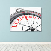 セピアのリーダーシップ作品 キャンバスプリント (インサイチュ (ウッドフロア))