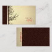 セピアの名刺の分岐 名刺 (正面/裏面)