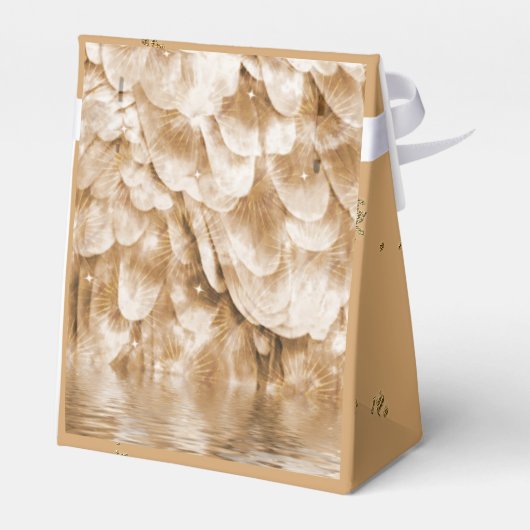 セピアの天使の翼と金の斑点 フェイバーボックス (裏面サイド)