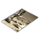 セピアの砂漠を旅するノート ノートブック (左側)