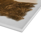 セピアの砂漠 カッティングボード (角)