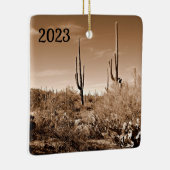 セピアの砂漠 セラミックオーナメント (右)