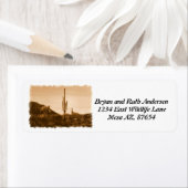 セピアの砂漠 ラベル (インサイチュ)