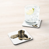 セピアの西カウボーイブーツ コースター (右側)