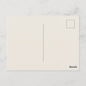 セピアの高原エステートのSave The Date ポストカード (裏面)