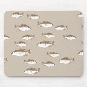 セピアの魚 マウスパッド