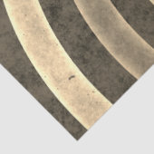 セピアらせん状パターン、スクラップブック作りギフト包装 薄葉紙 (詳細)